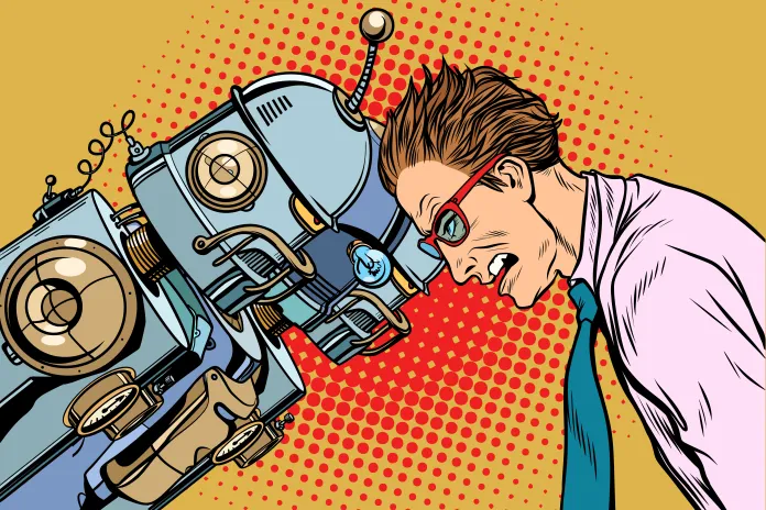 human vs robot